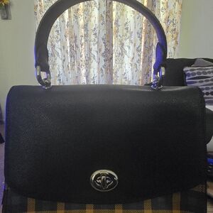 Black and Brown Checkered Women's Bag